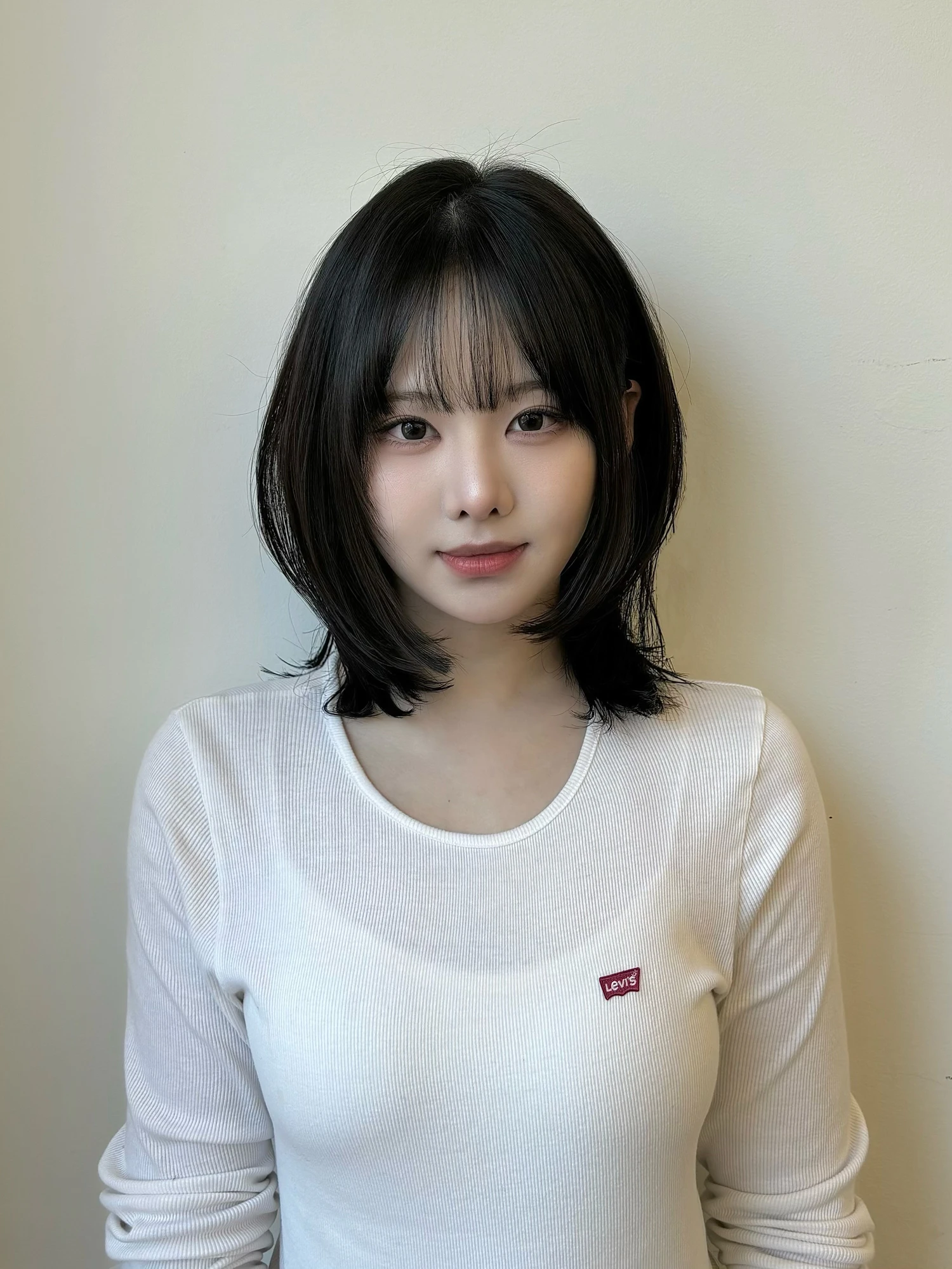 지호 · 단발 레이어드